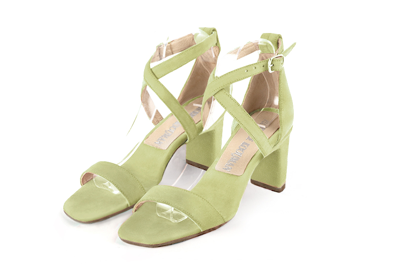 vert tilleul dress sandals for women - Florence KOOIJMAN